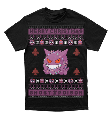 Polera Gengar Navidad