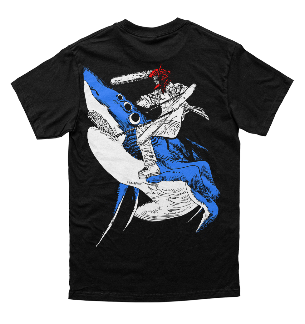 Polera Chainsaw Man - Beam & Denji - Shark Fiend