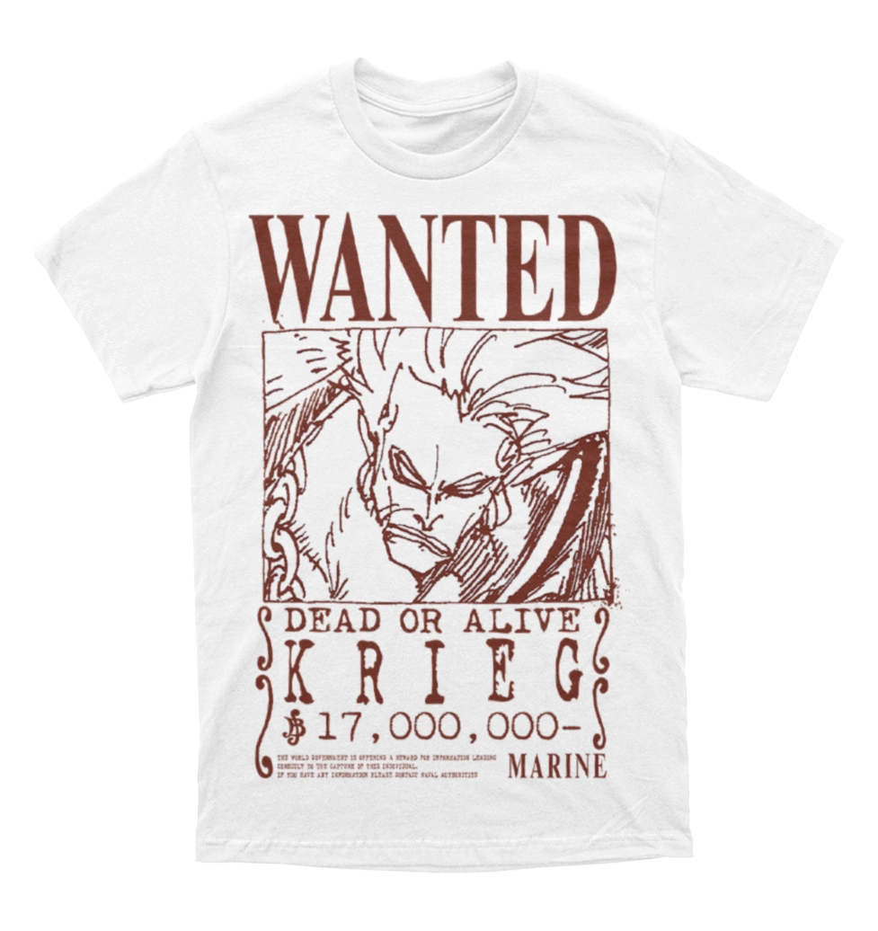 Polera One Piece - Wanted - Krieg
