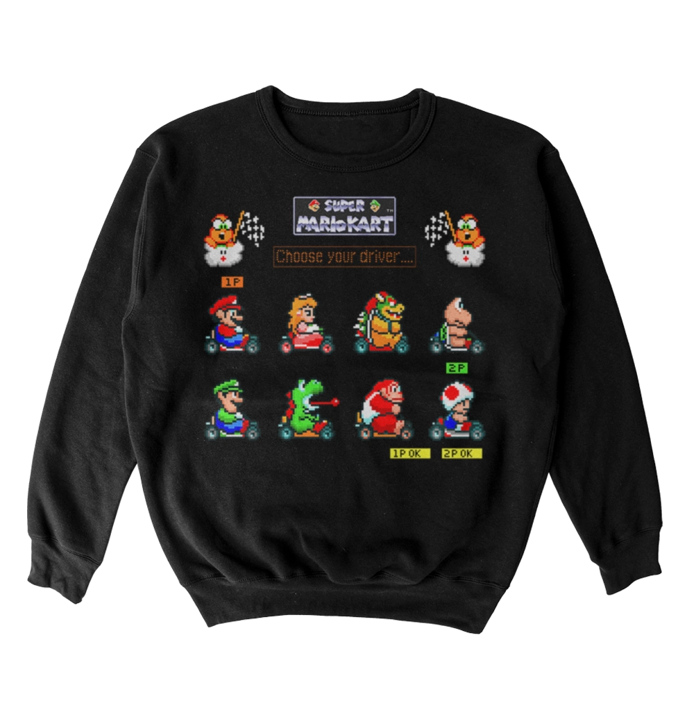 Poleron Mario Kart - Character Select