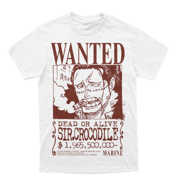 Polera One Piece - Wanted - Sir Crocodile