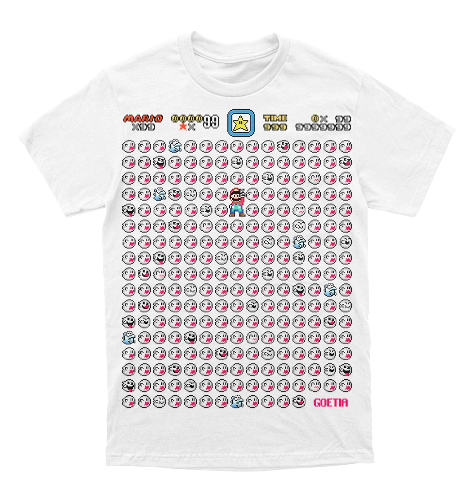 Polera Super Mario World - Boo's
