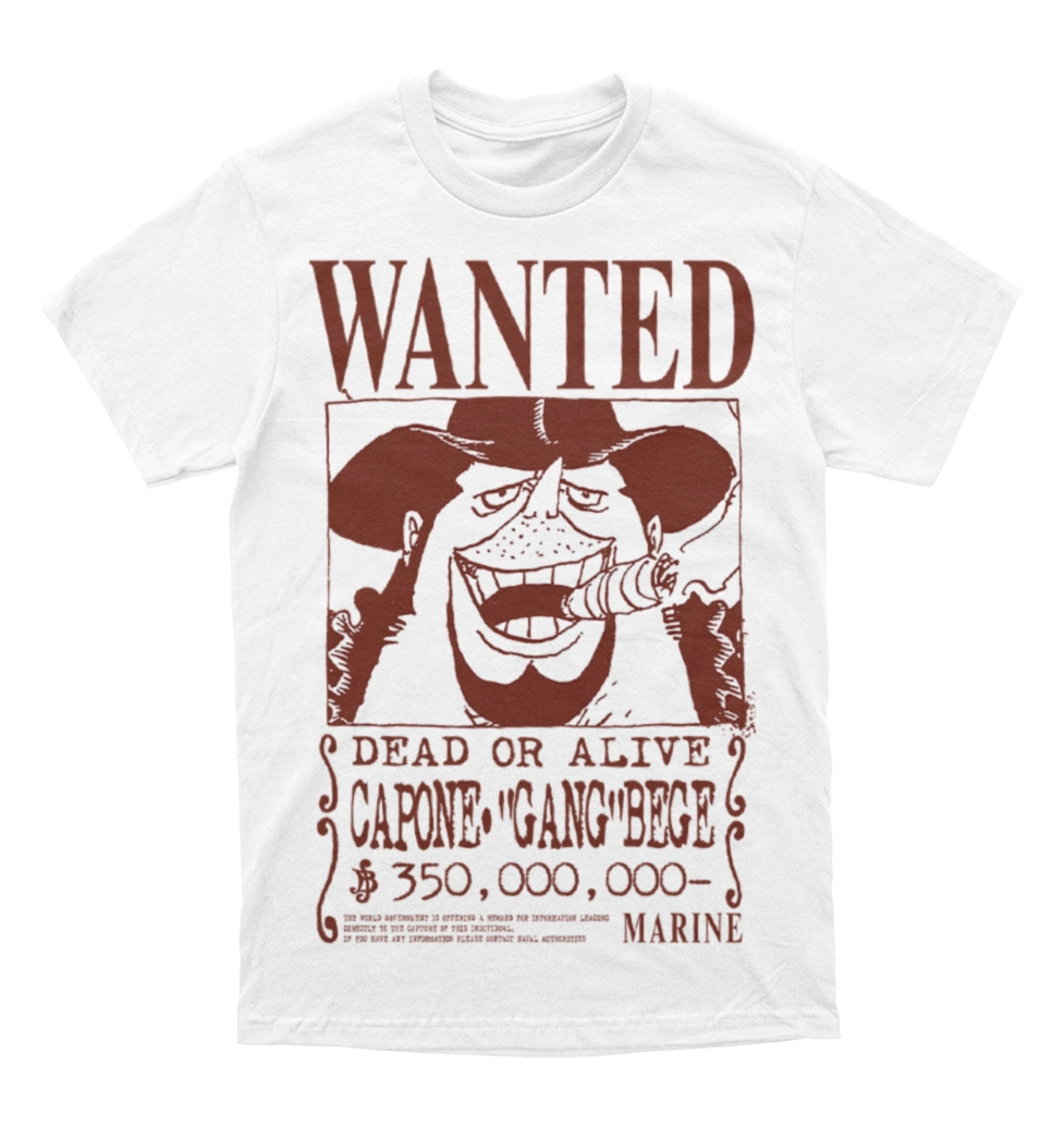 Polera One Piece - Wanted - Capone "Gang" Bege
