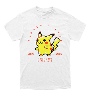 Polera Pikachu Pixel