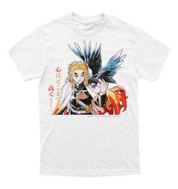 Polera Kyojuro Rengoku (cuervo)
