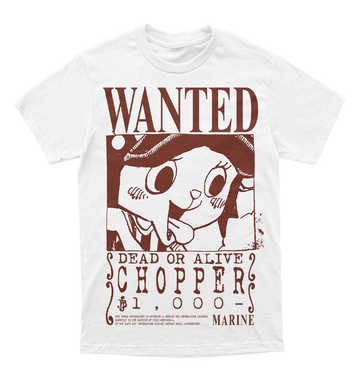 Polera One Piece - Wanted - Chopper