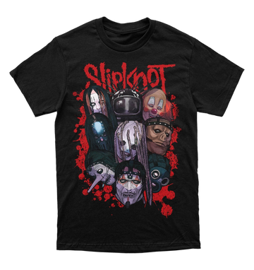 Polera Slipknot - mascaras