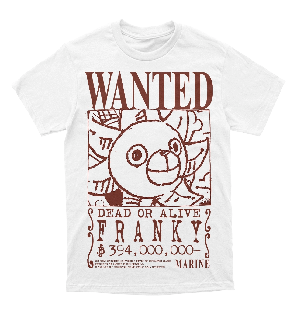 Polera One Piece - Wanted - Franky