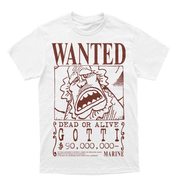 Polera One Piece - Wanted - Gotti