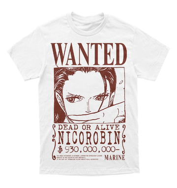 Polera One Piece - Wanted - Nico Robin