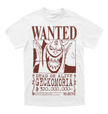 Polera One Piece - Wanted - Gecko Moria