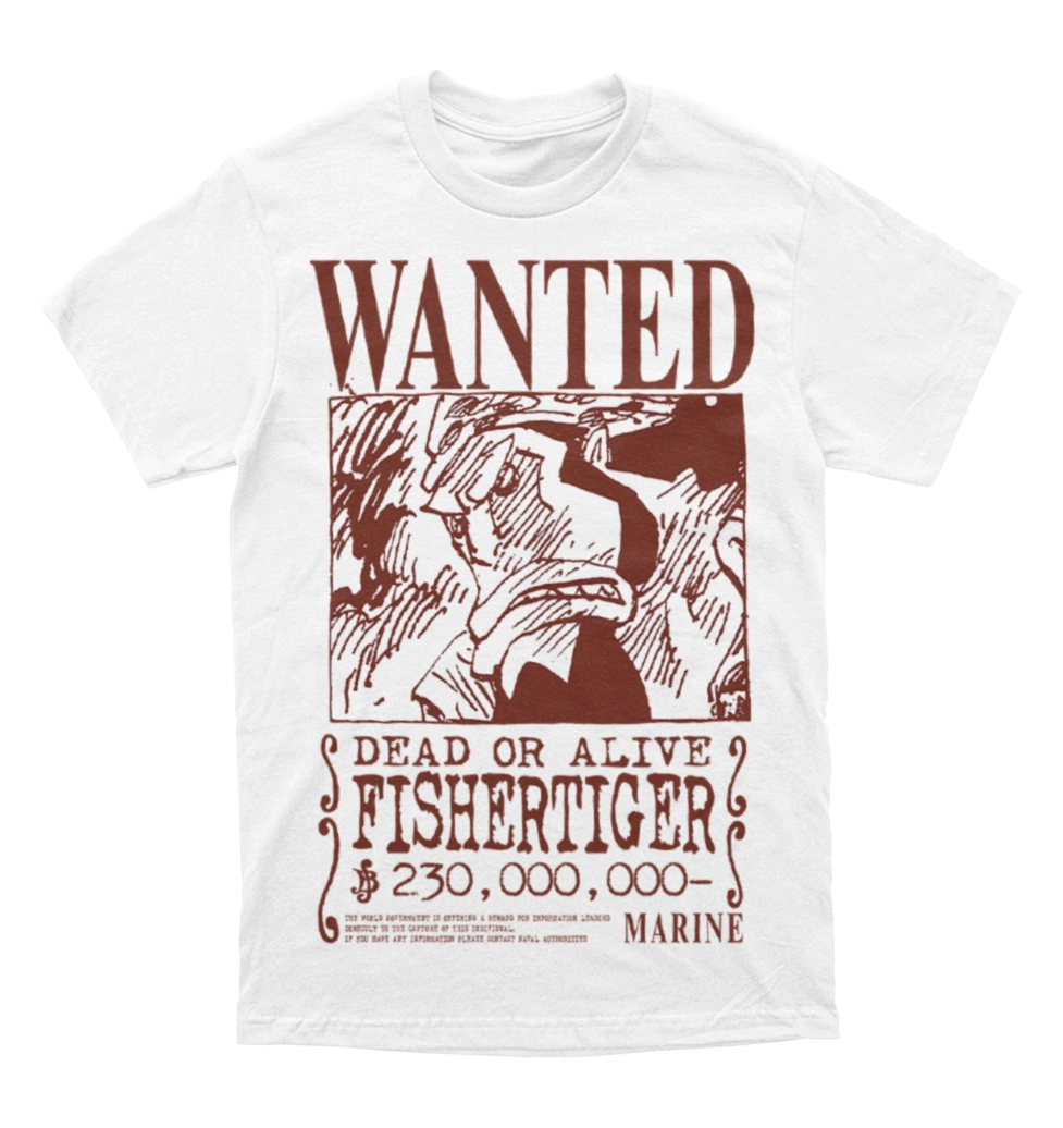 Polera One Piece - Wanted - Fisher Tiger