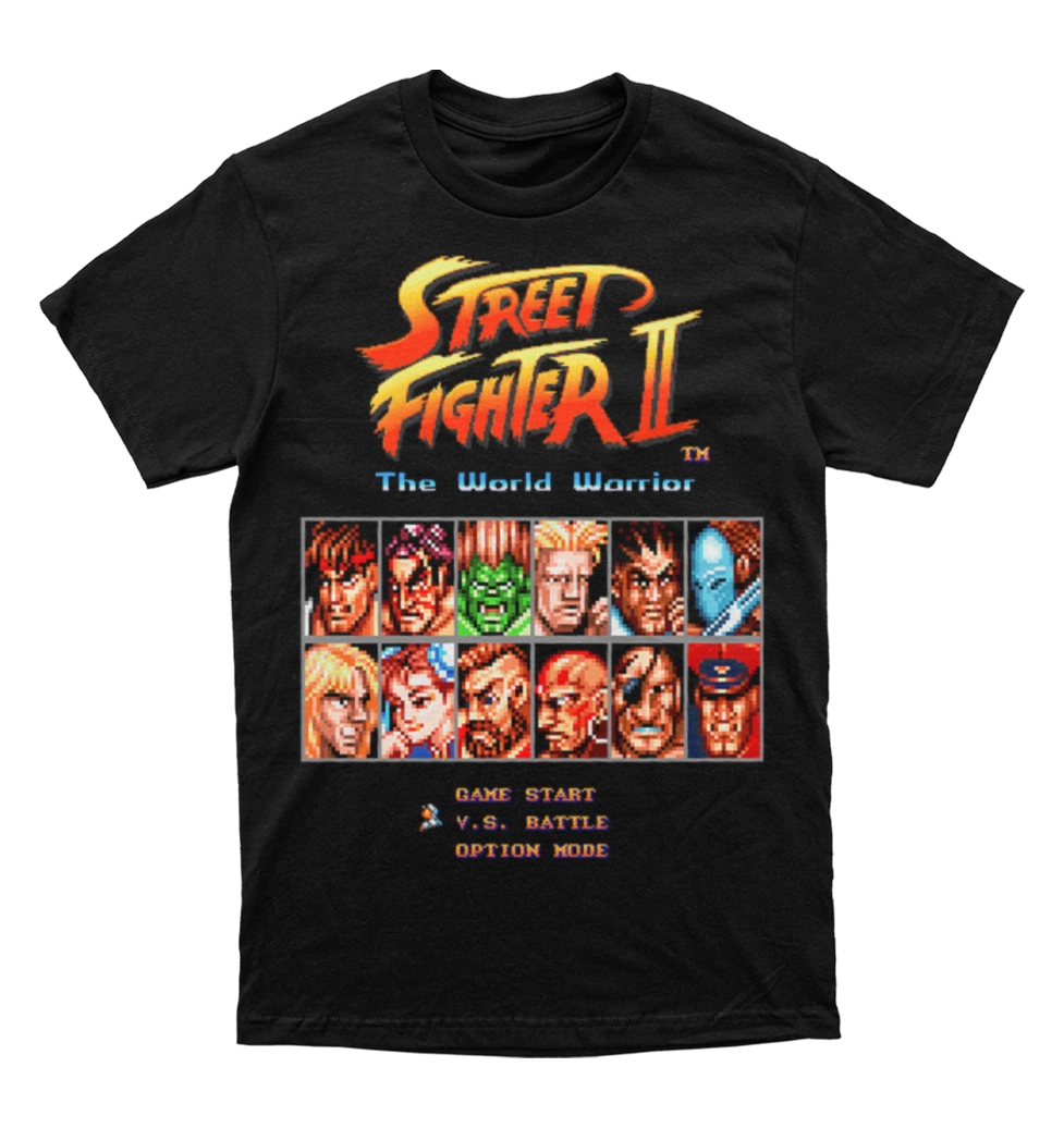 Polera Street Fighter II