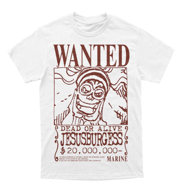 Polera One Piece - Wanted - Jesus Burgess