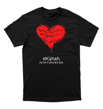 Polera Nirvana (heart-shaped box)