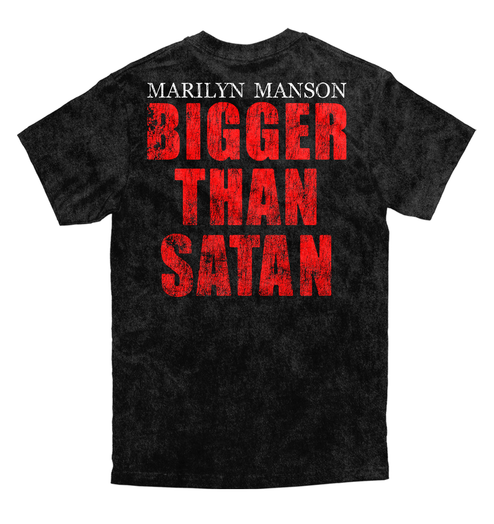 Polera Marilyn Manson Bigger than Satan Musica Chile Metal