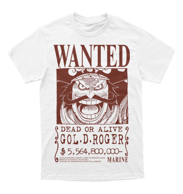 Polera One Piece - Wanted - Gol D. Roger