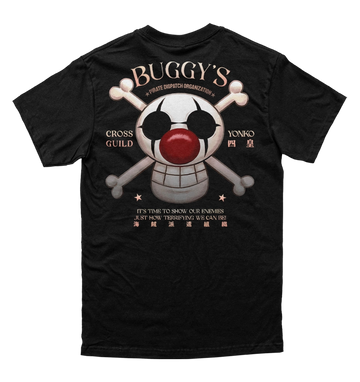 Polera One Piece - Uniforme Piratas Buggy el payaso