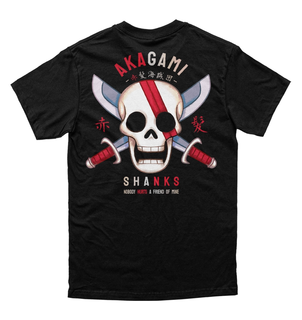 Polera One Piece -  Uniforme Piratas del Pelirrojo