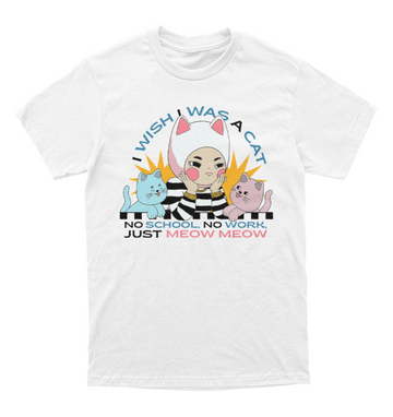 Polera I wish I was a Cat