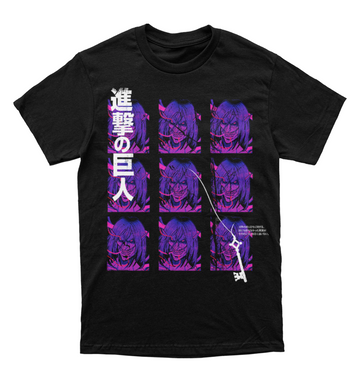 Polera Titan de Ataque (vapor wave)