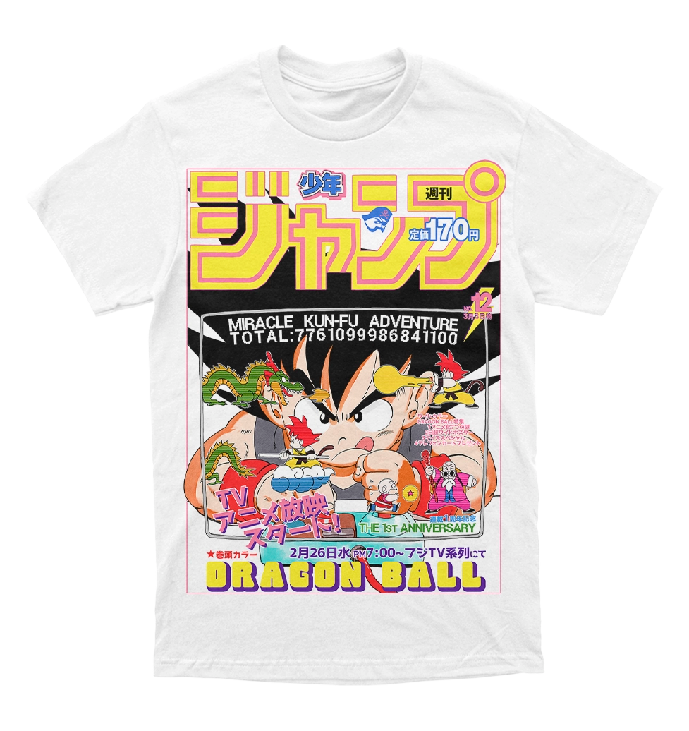 Polera Shonen Jump - Dragon Ball - Goku Arcade