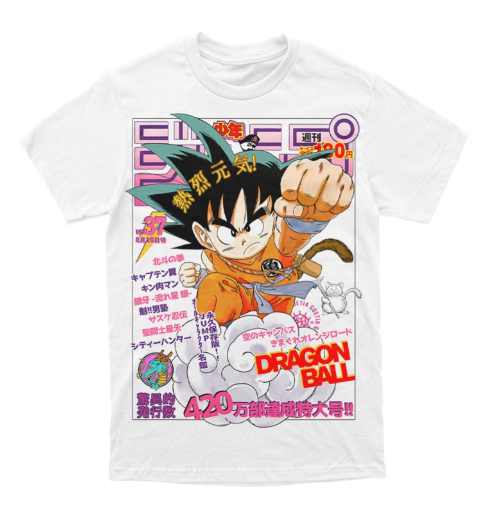 Polera Shonen Jump: Dragon Ball (Goku en su nube)