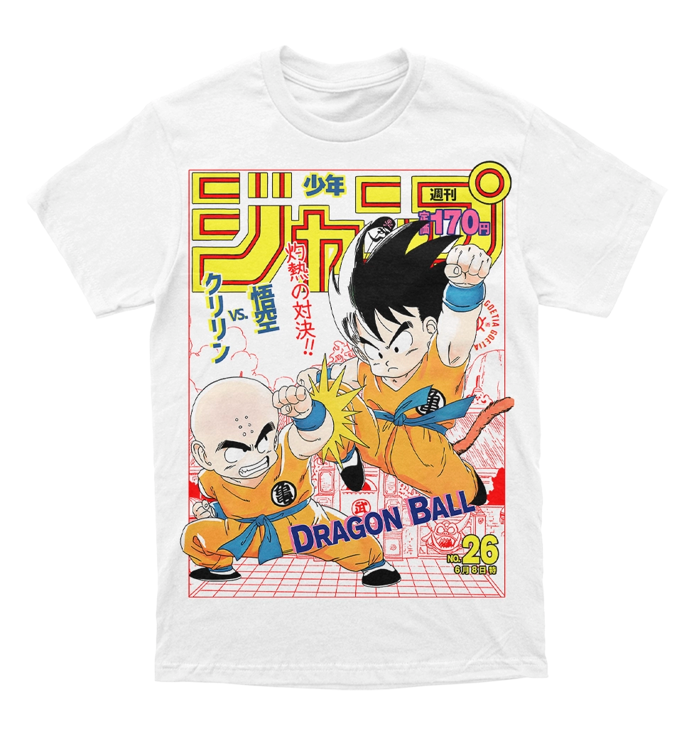 Polera Shonen Jump - Dragon Ball - Goku vs Krillin