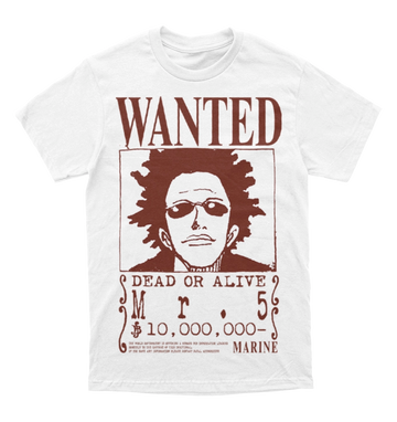 Polera One Piece - Wanted - Mr 5 - Gem