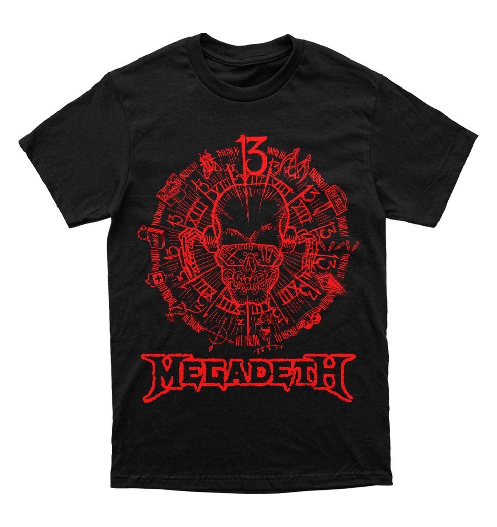 Polera Megadeth - thirteen
