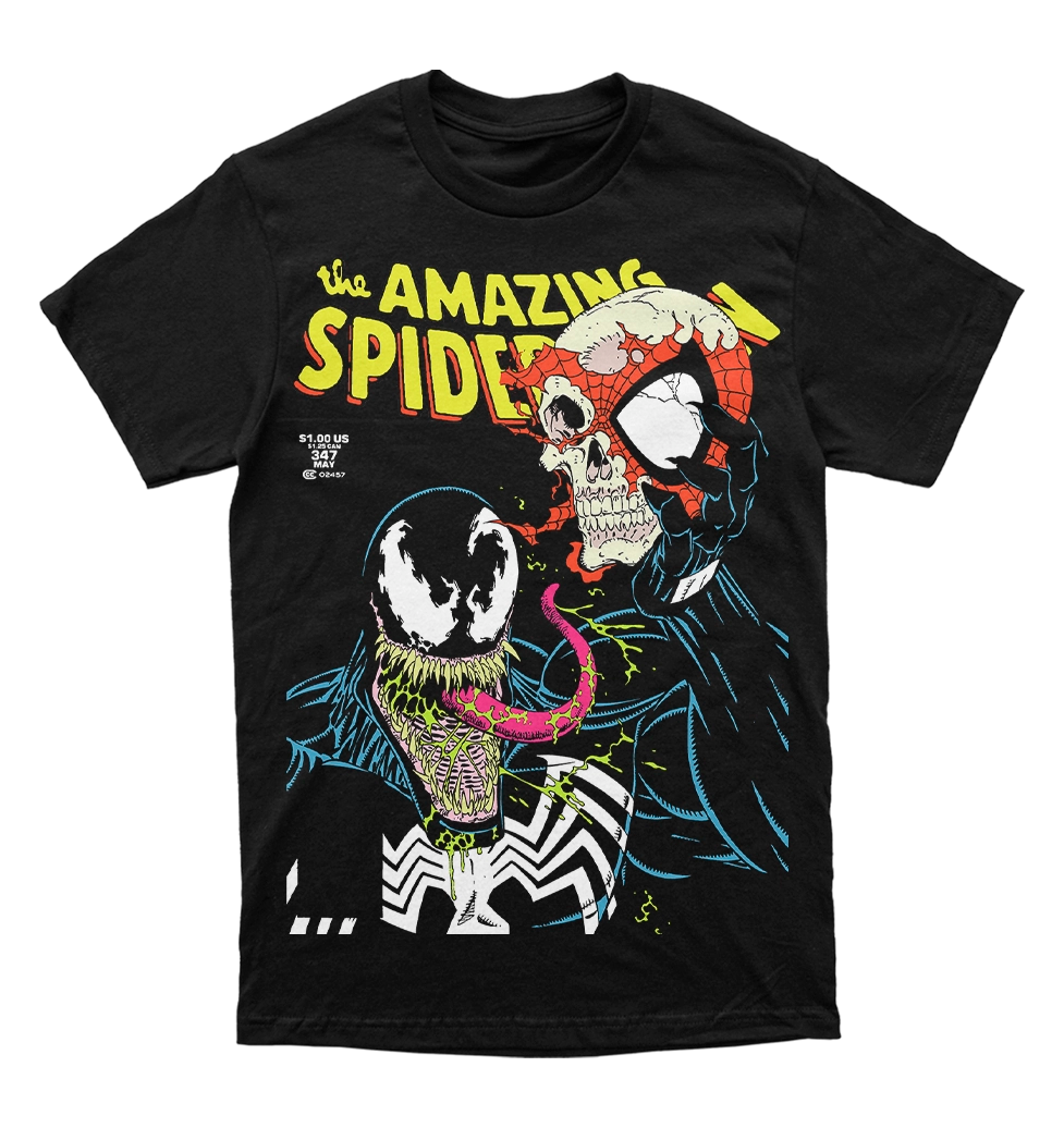 Polera Amazing Spider-man - Vol 1 347 - Venom skeleton spidey