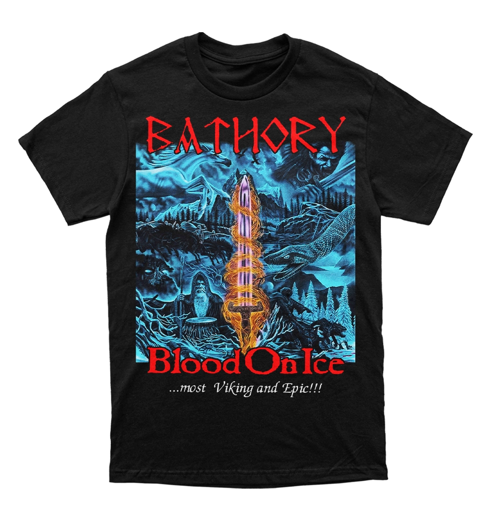 Polera Bathory - Blood on Ice