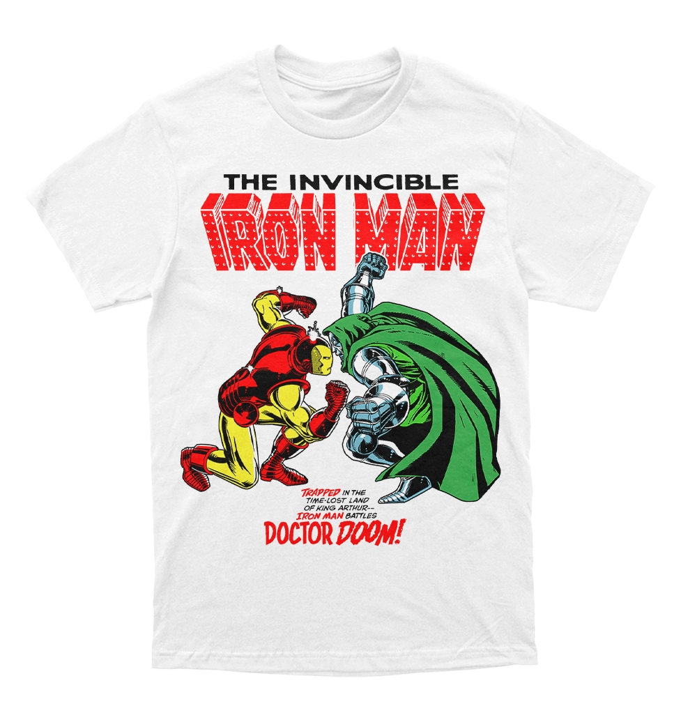 Polera The Invencible Iron Man #150 - Iron Man vs Doctor Doom