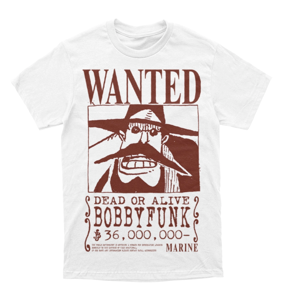 Polera One Piece - Wanted - Bobby Funk