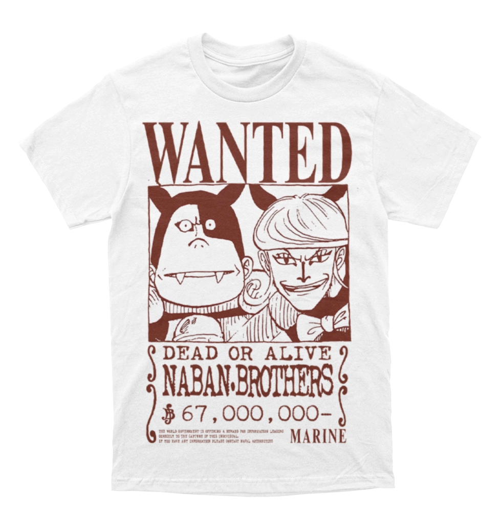 Polera One Piece - Wanted - Naban Brothers