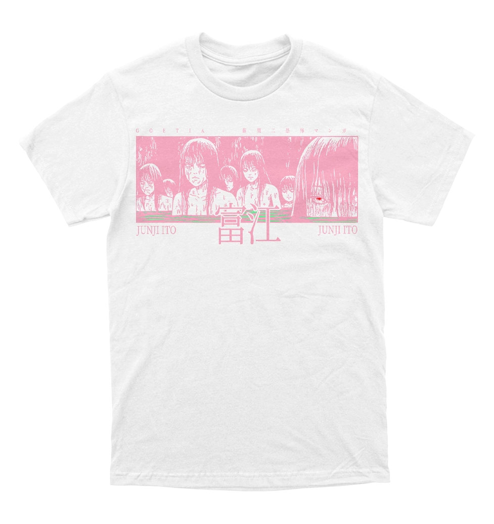 Polera Junji Ito - Tomie saliendo del mar