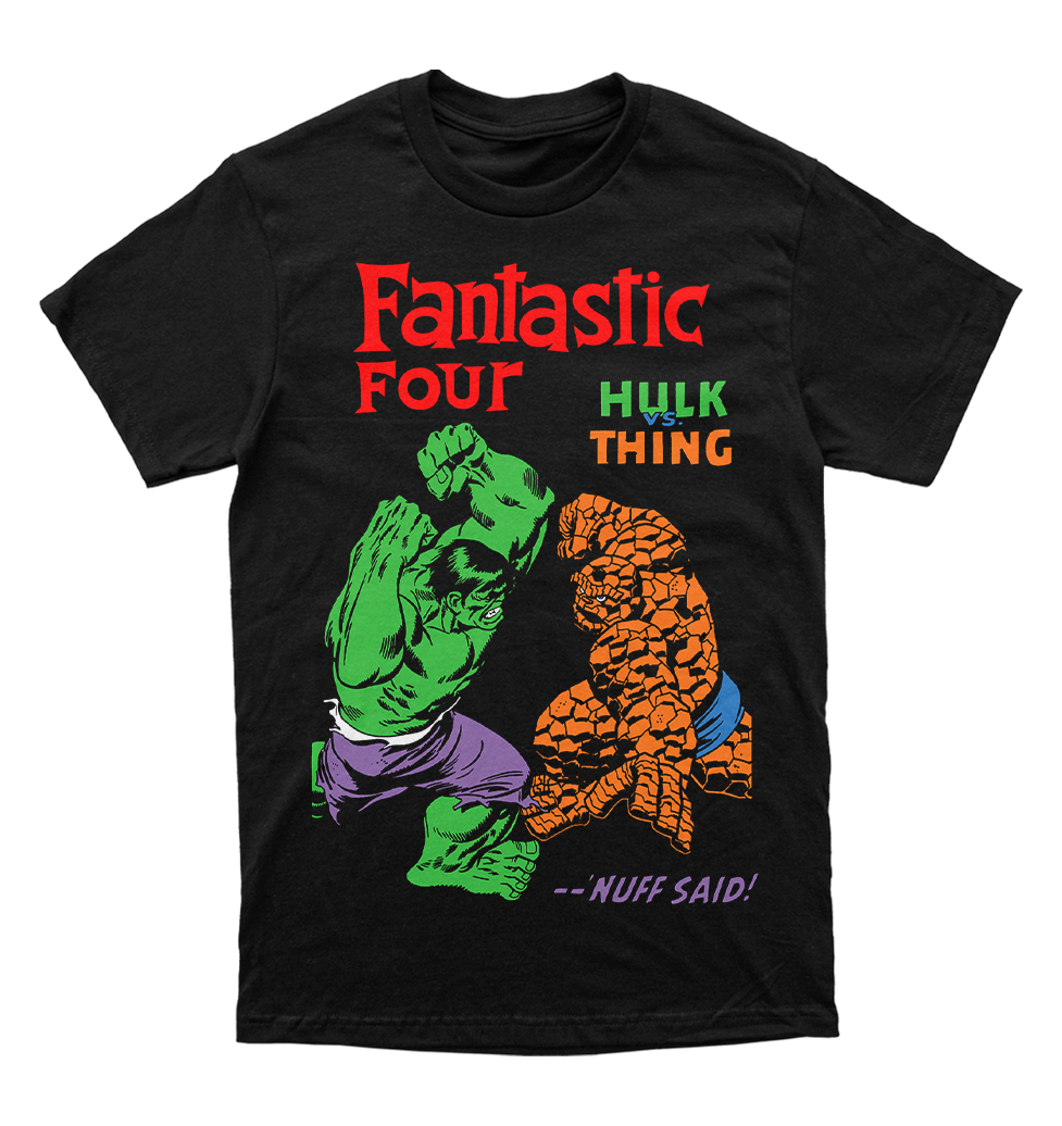 Polera Fantastic Four (1961) #112 - Hulk vs Thing