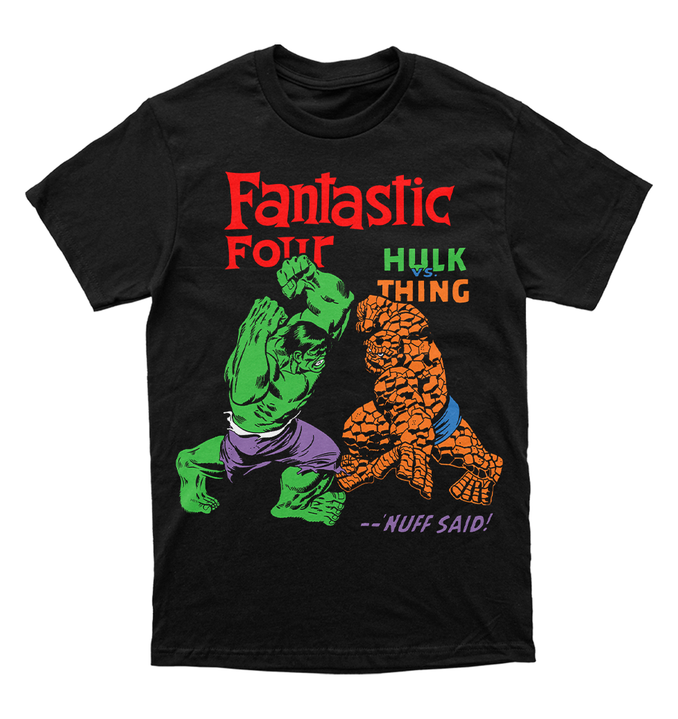 Polera Fantastic Four (1961) #112 - Hulk vs Thing