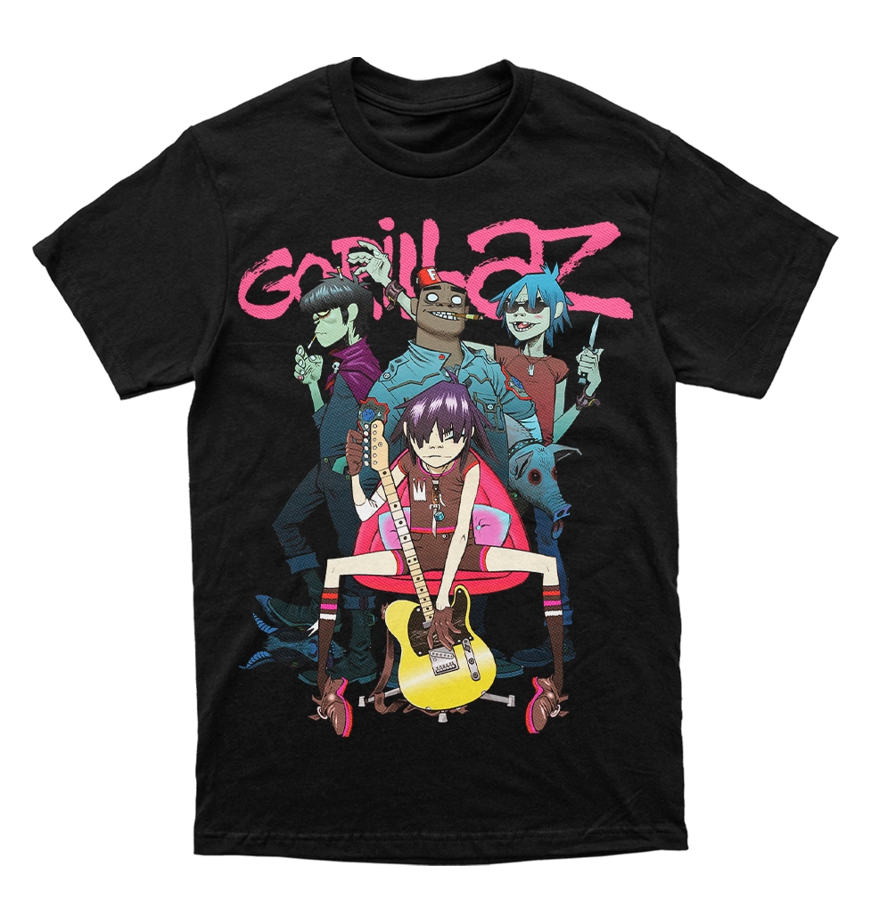 Polera Gorillaz - Band