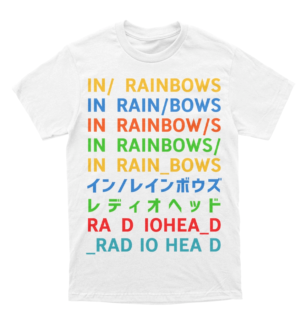 Polera RadioHead (In rainbows)