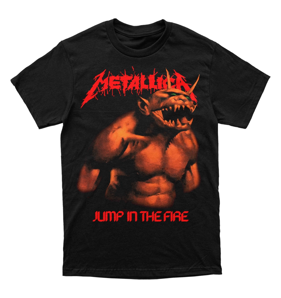 Polera Metallica - Jump in the fire