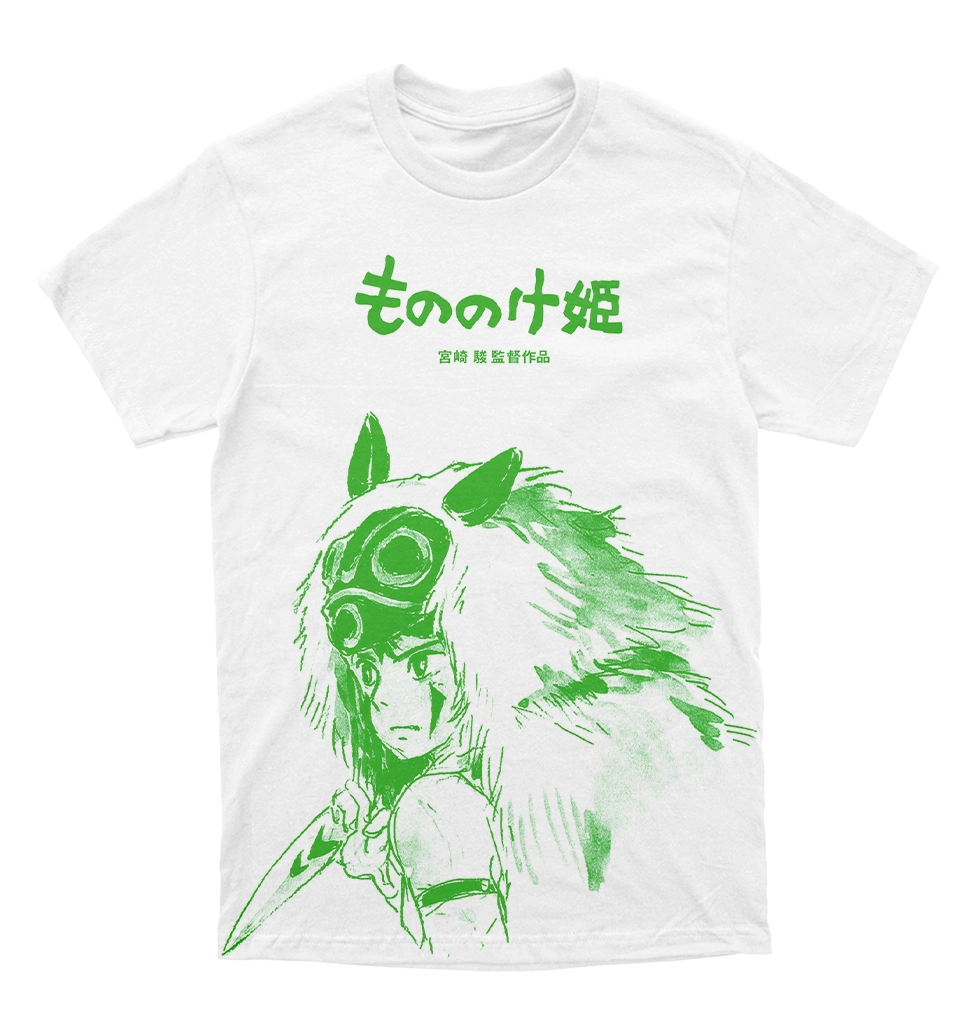 Polera Princesa Mononoke (San - Verde)