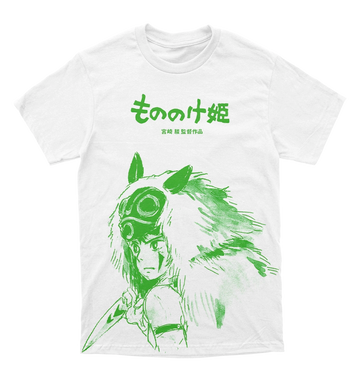 Polera Princesa Mononoke (San - Verde)