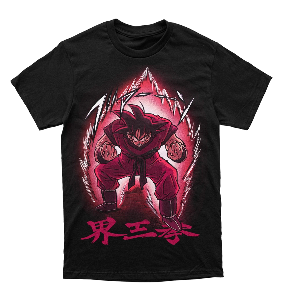 Polera Dragon Ball - Goku Kaioken
