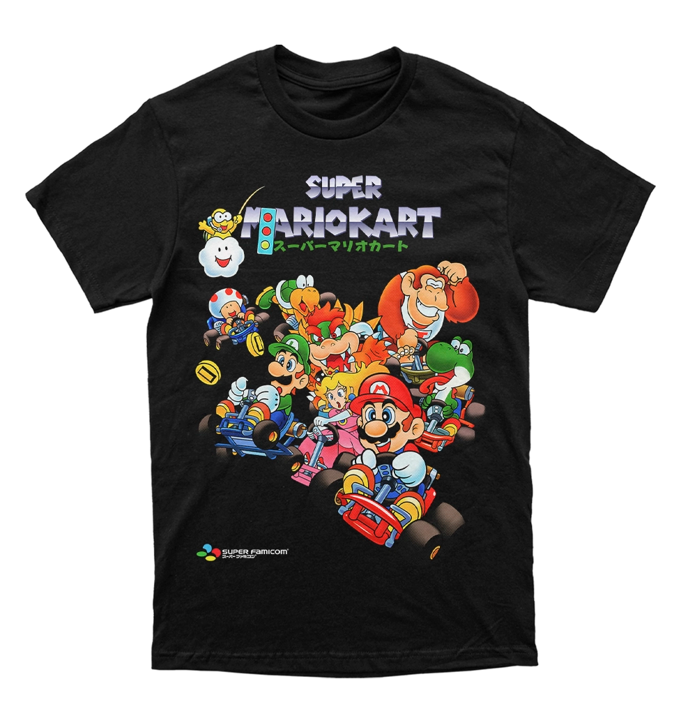 Polera Super Mario Bros - Super Mario Kart - Poster