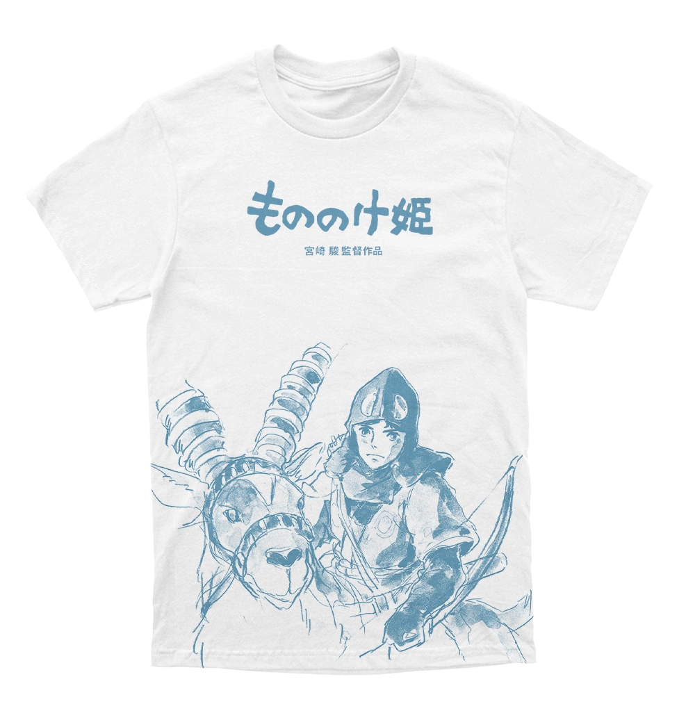 Polera Princesa Mononoke (Ashitaka - azul)