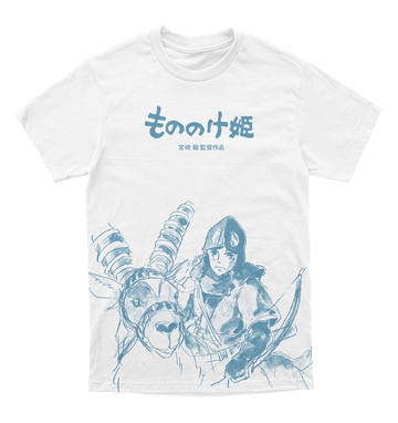 Polera Princesa Mononoke (Ashitaka - azul)