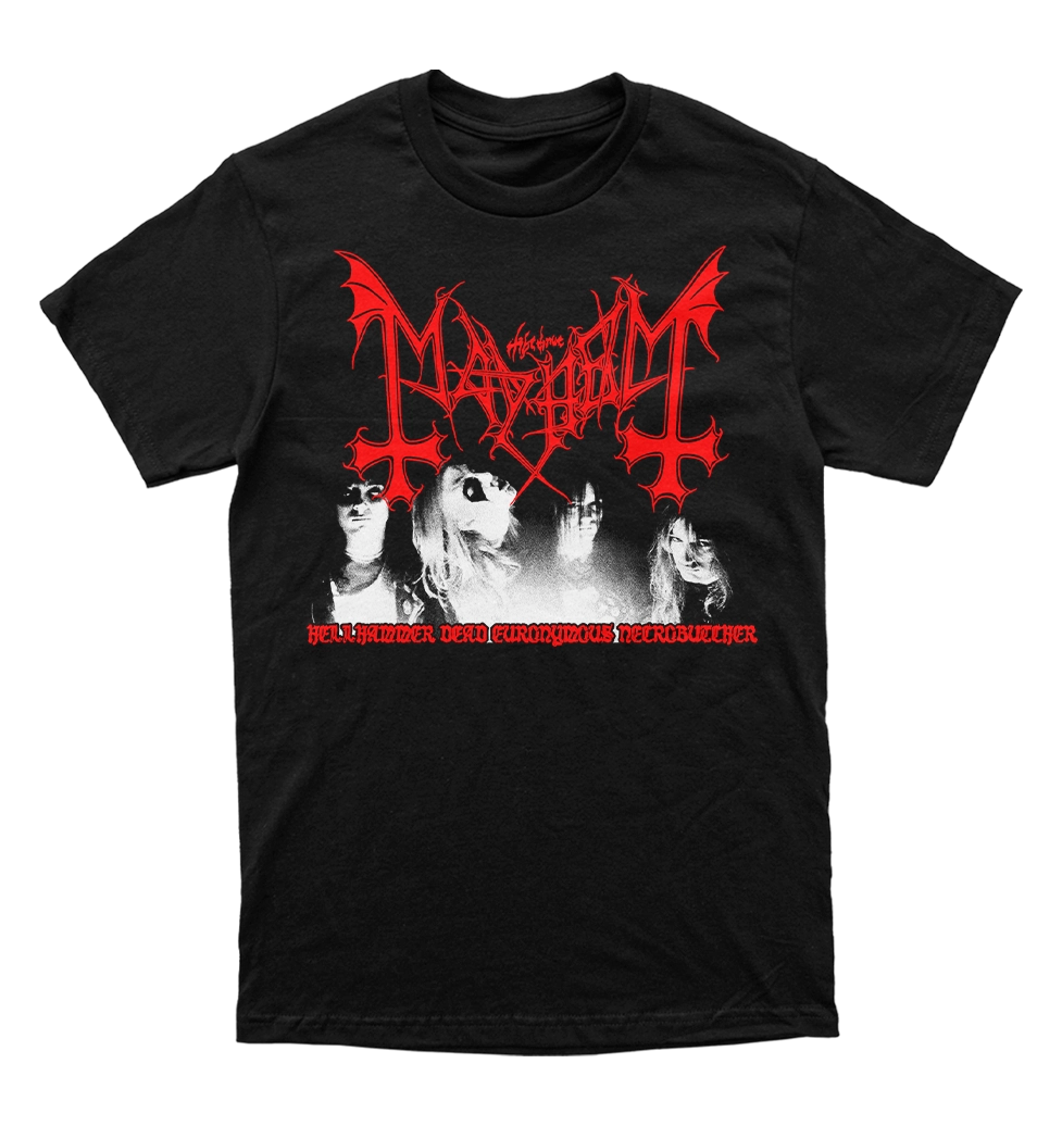 Polera Mayhem - Band - hellhammer, Dead, Euronymous& Necrobutcher