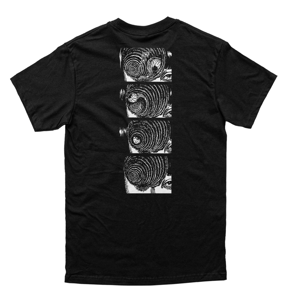 Polera Horror - Junji Ito - Uzumaki - Azami Kurotani - Spiral Face - Full Print