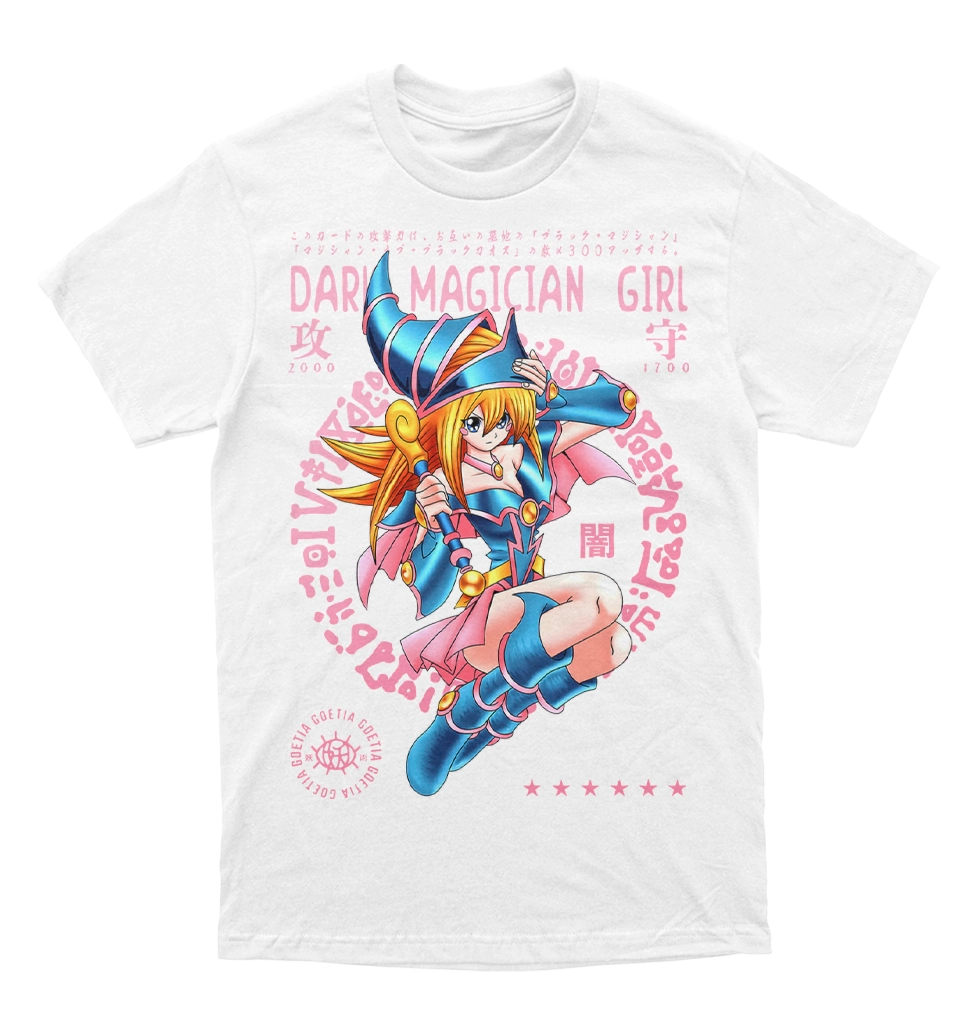 Polera YU-GI-OH! - Chica Maga Oscura - Arte original